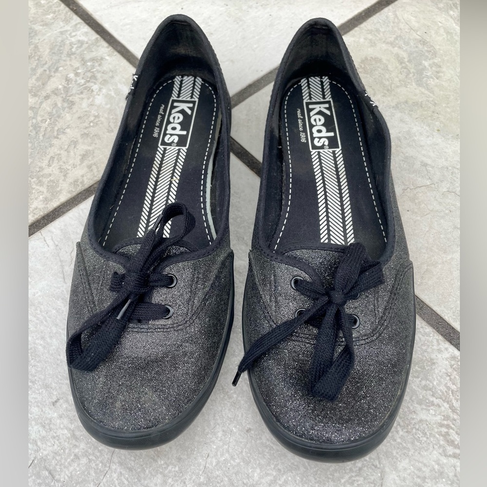 Keds - Black Glitter - Fun & Flirty
